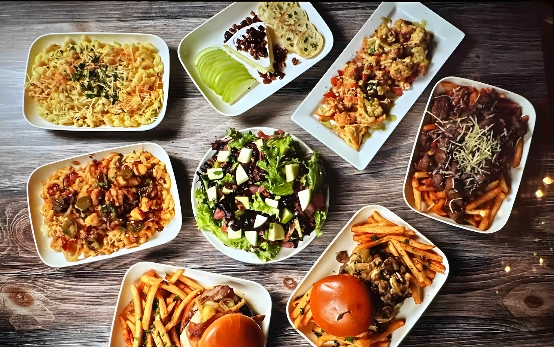 Seasonal plates, handcrafted cocktails