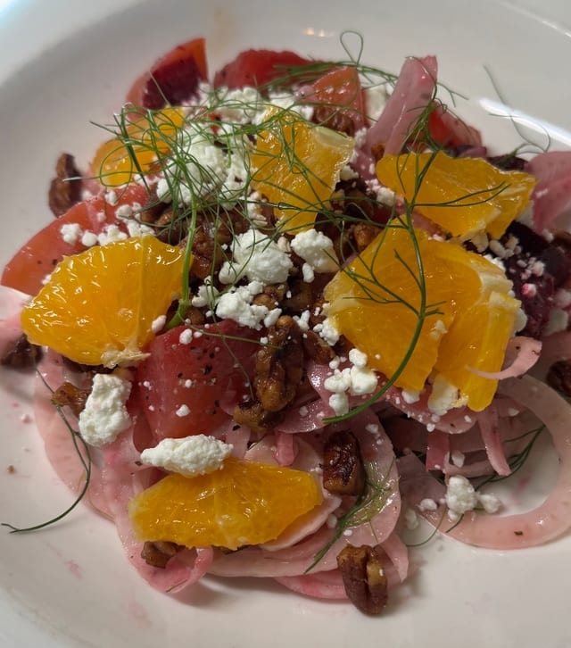 Roasted Beet & Fennel Salad.